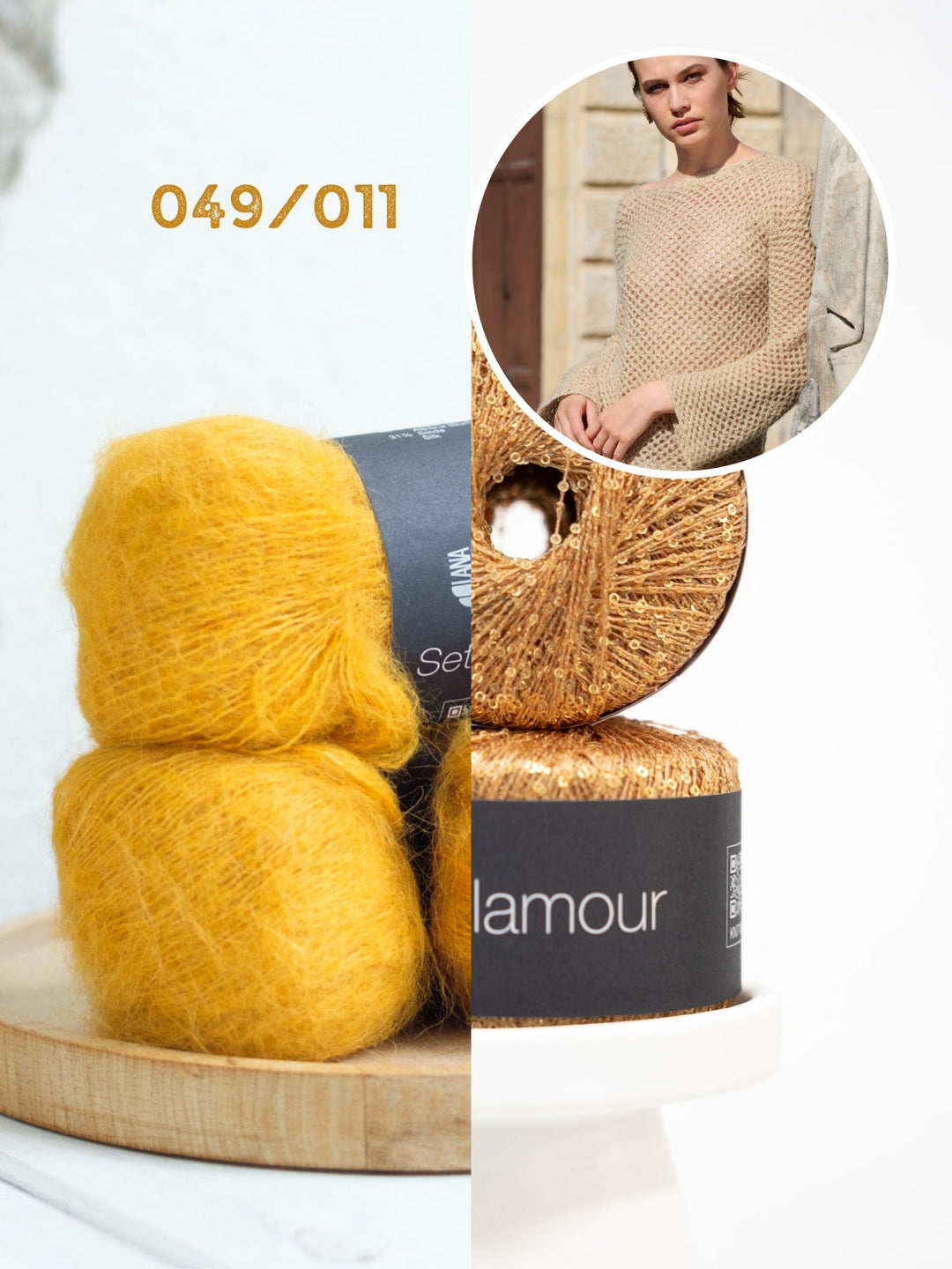 Häkelpaket Setasuri Glamour Pullover