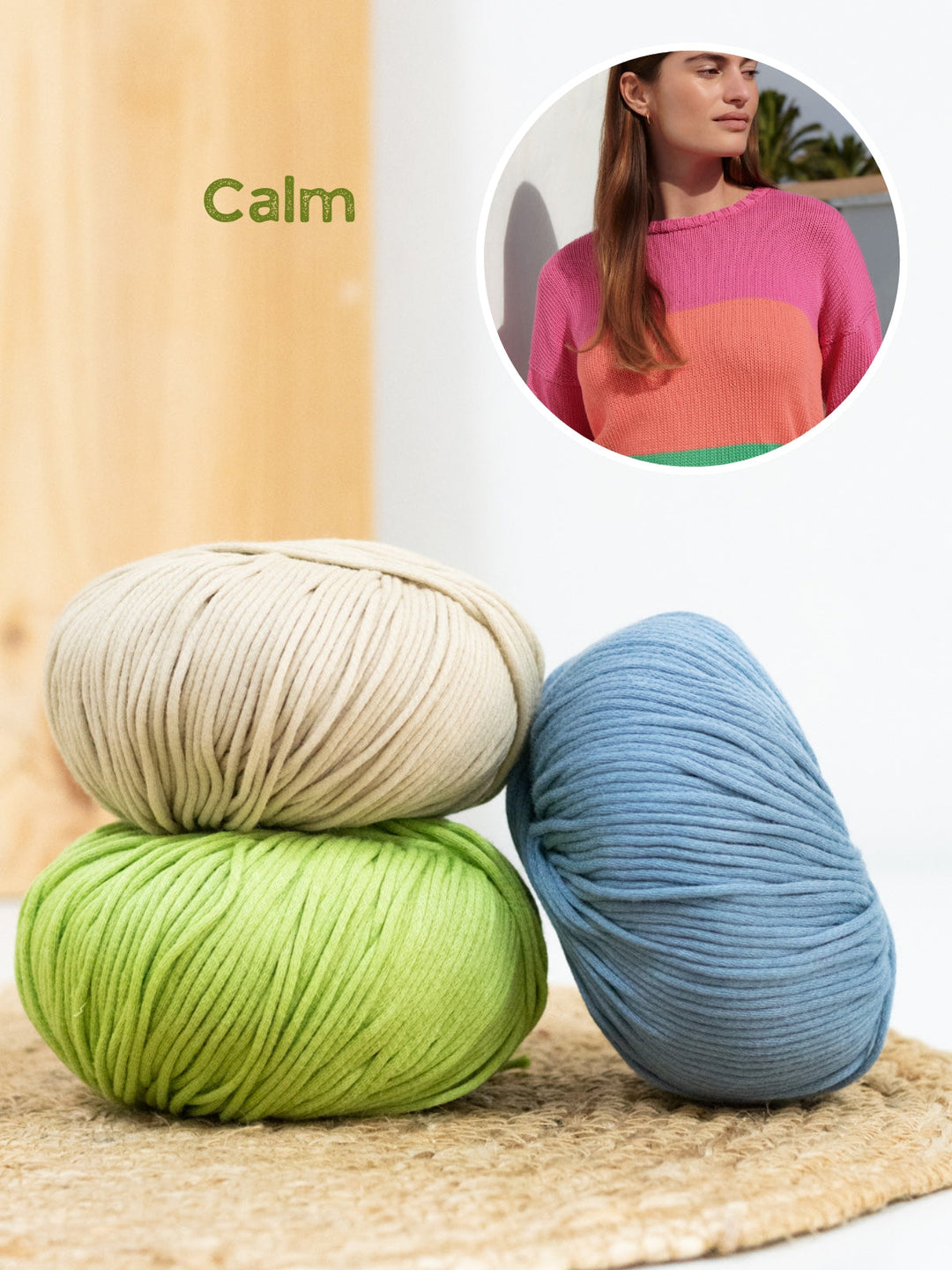 Strickpaket Promessa Streifenpullover
