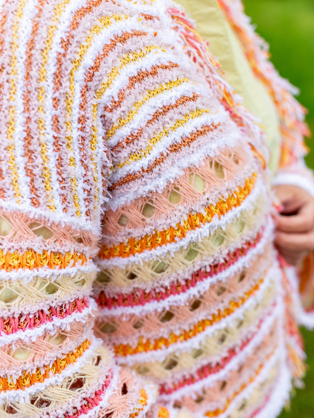Strickpaket Frizzante Filo Lurex Per Fortuna Tessera Jacke