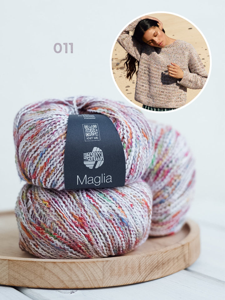 Häkelpaket Maglia Raglanpullover