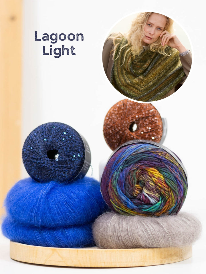 Strickpaket Colorissimo Silkhair Glamour Dreieckstuch