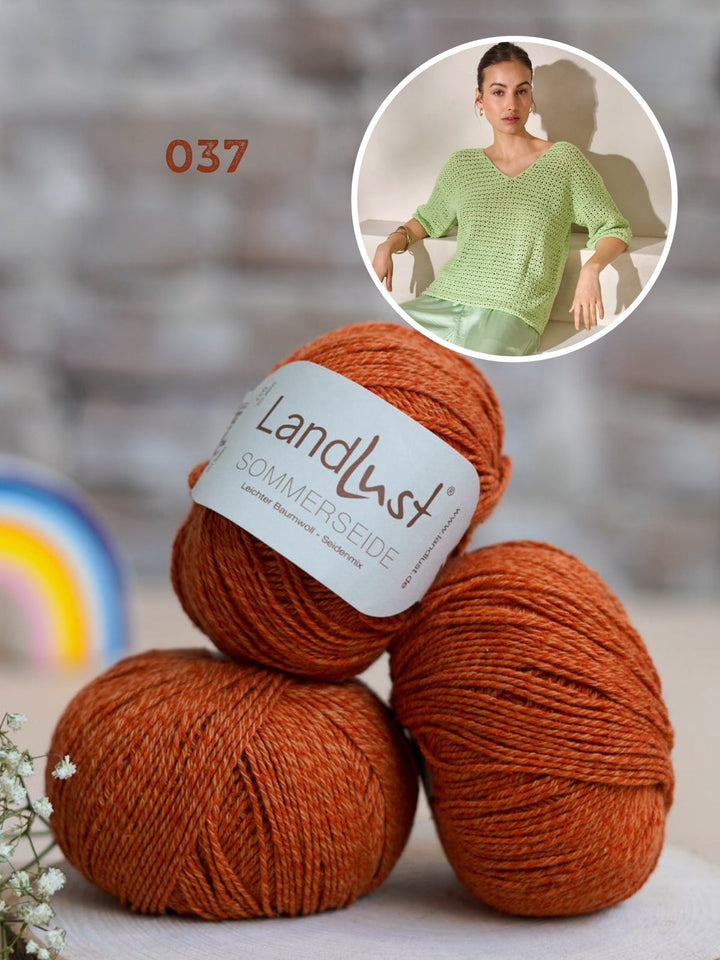 Häkelpaket Landlust Sommerseide Pullover