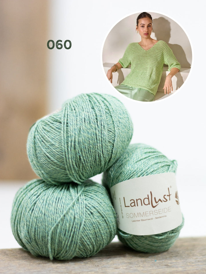 Häkelpaket Landlust Sommerseide Pullover