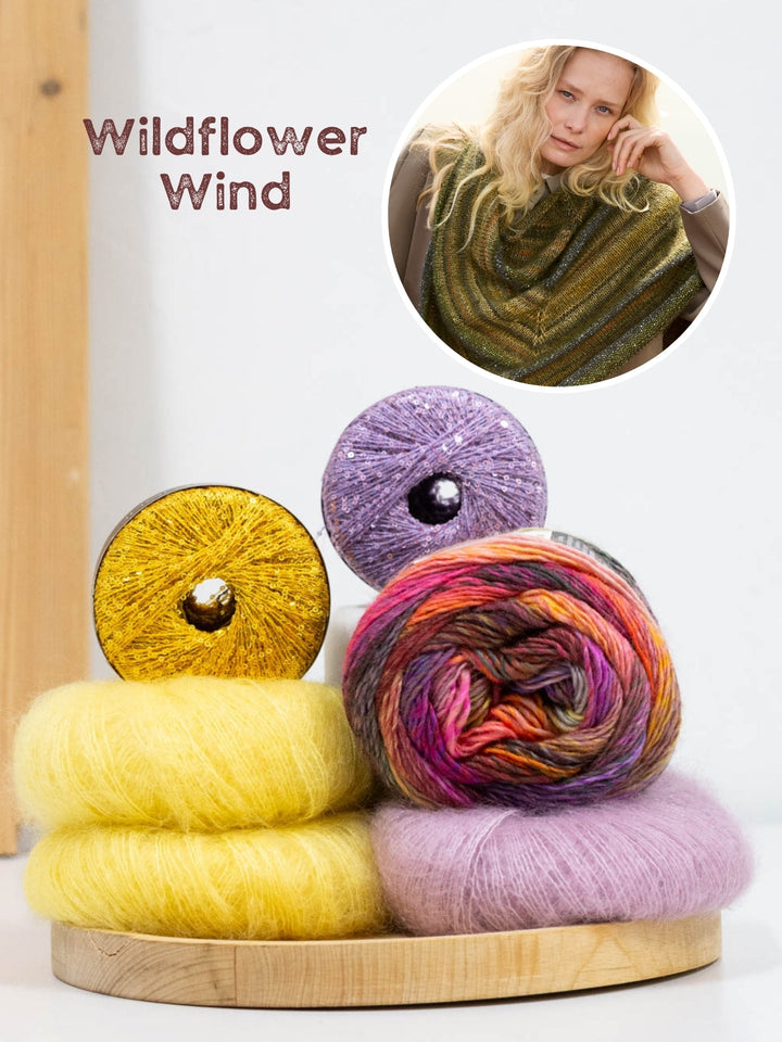Strickpaket Colorissimo Silkhair Glamour Dreieckstuch