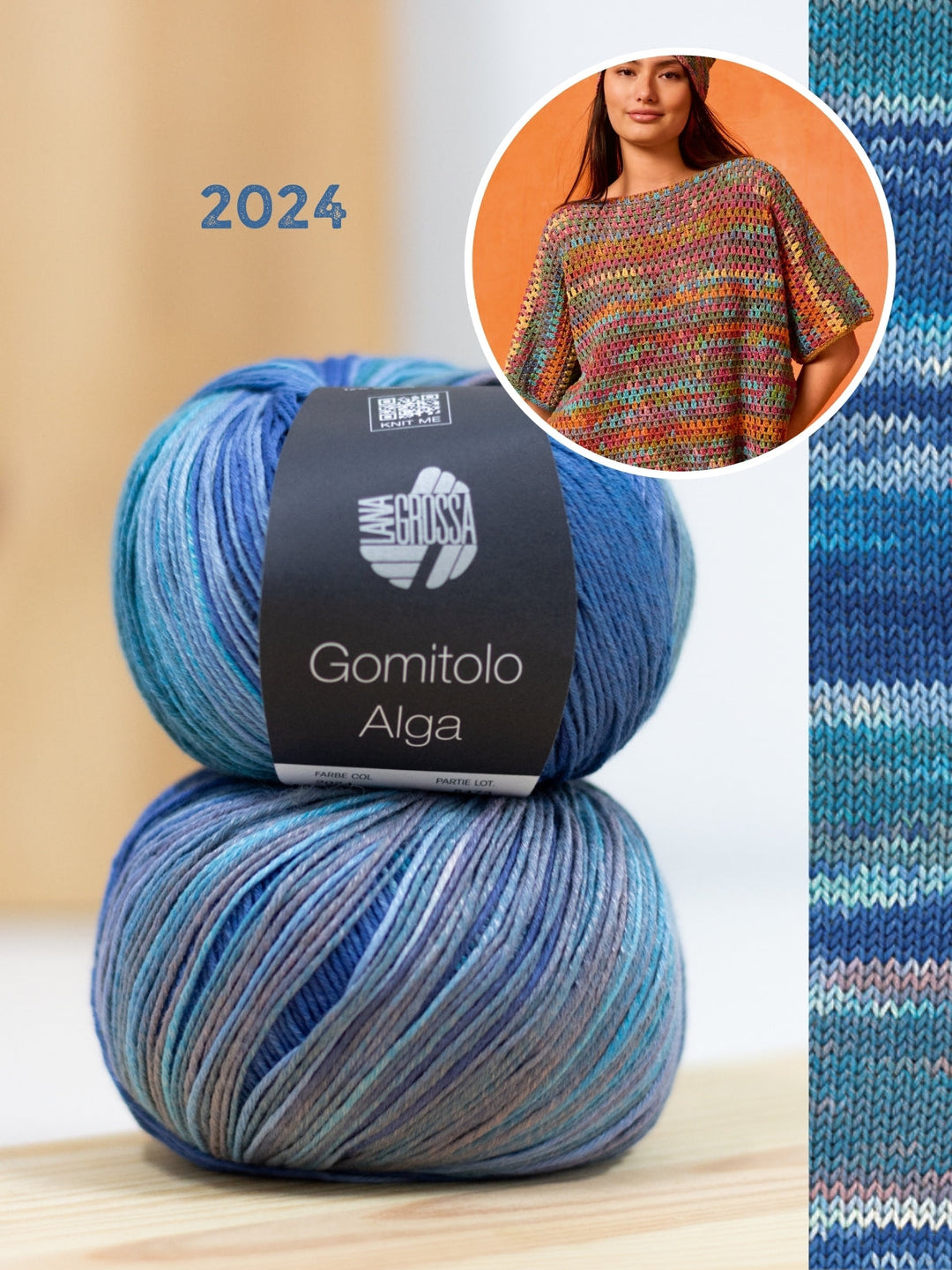 Häkelpaket Gomitolo Alga Shirt