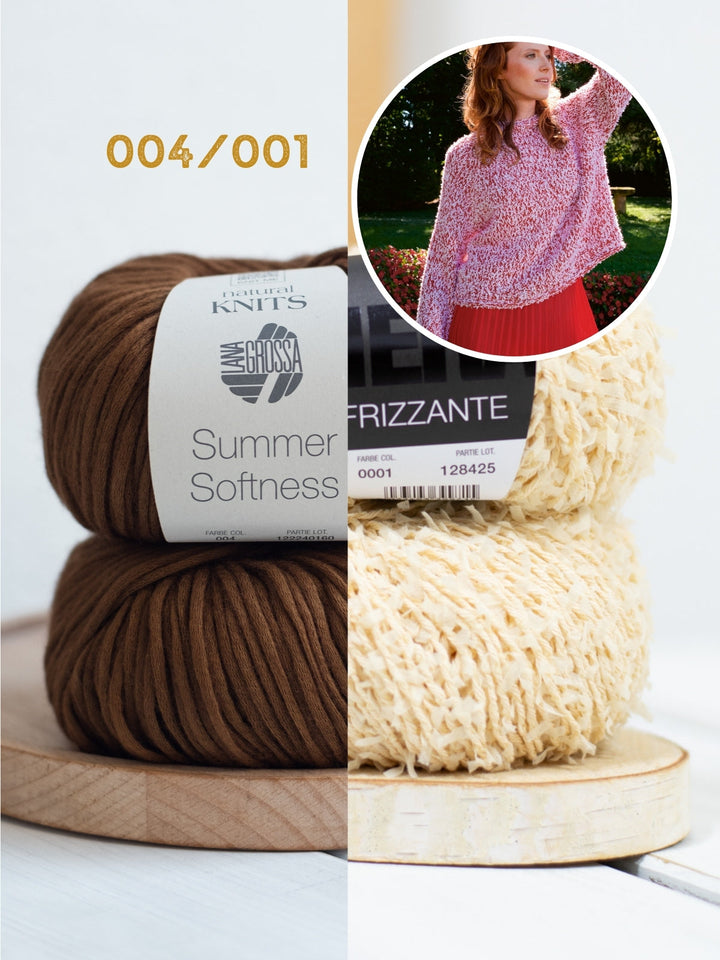 Strickpaket Summer Softness Frizzante Pullover