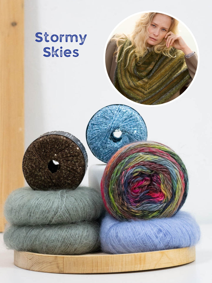 Strickpaket Colorissimo Silkhair Glamour Dreieckstuch