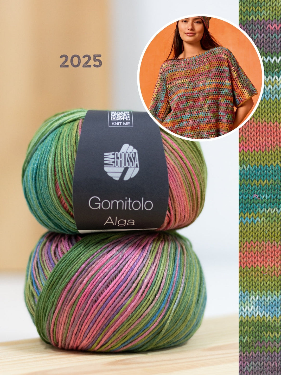 Häkelpaket Gomitolo Alga Shirt