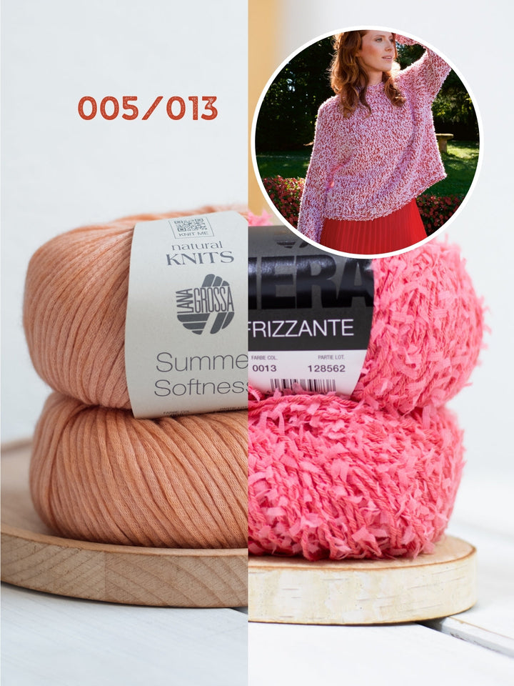 Strickpaket Summer Softness Frizzante Pullover