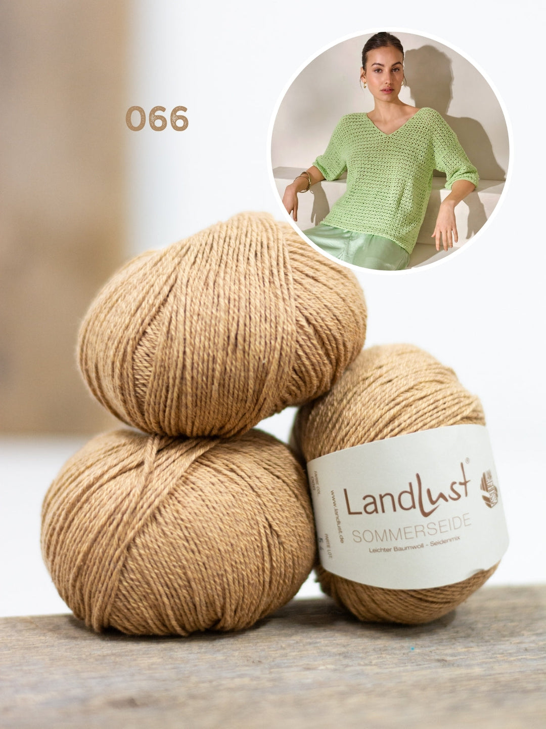 Häkelpaket Landlust Sommerseide Pullover