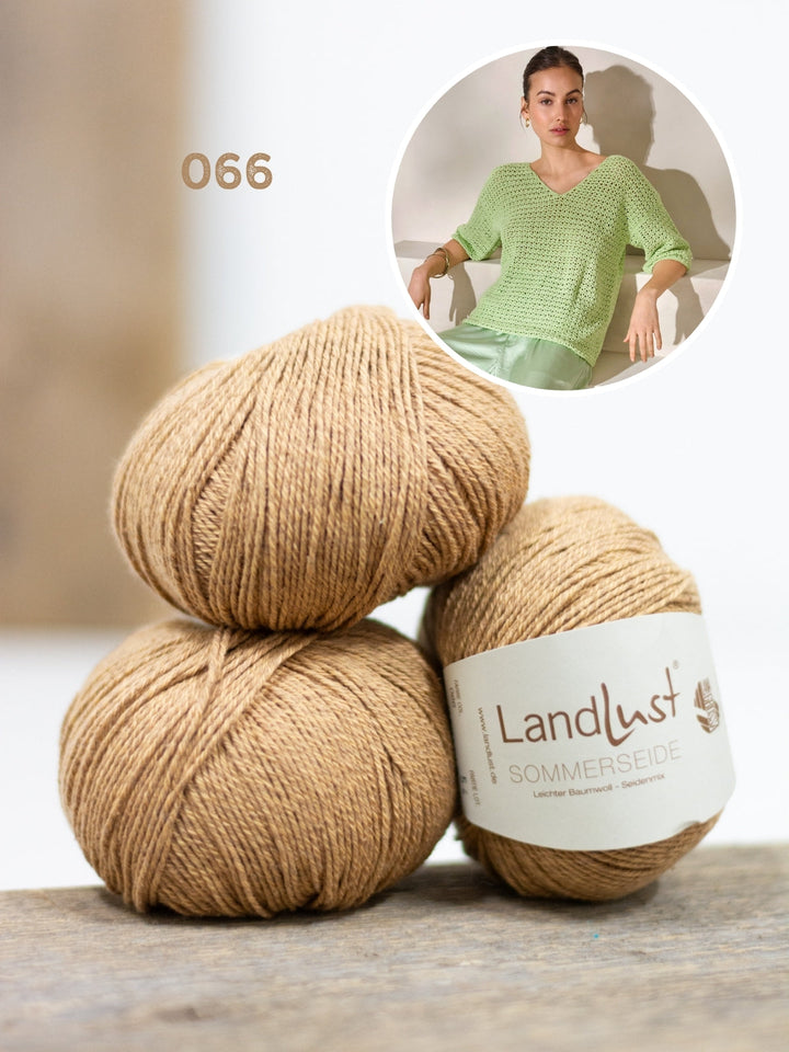 Häkelpaket Landlust Sommerseide Pullover