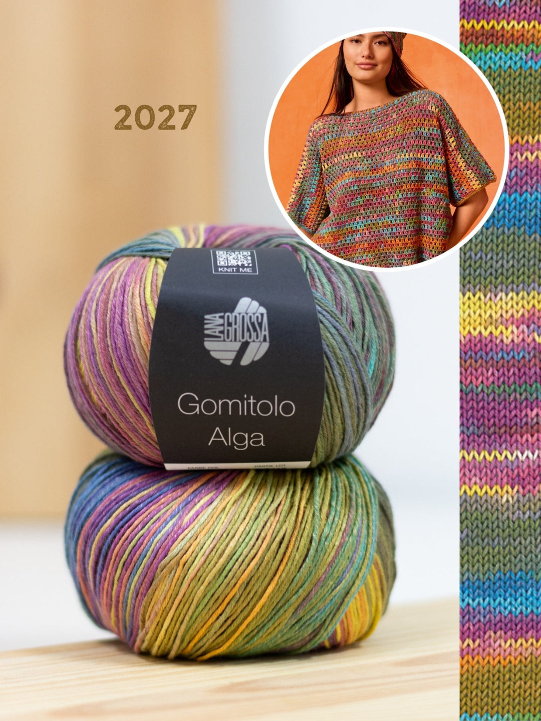 Häkelpaket Gomitolo Alga Shirt