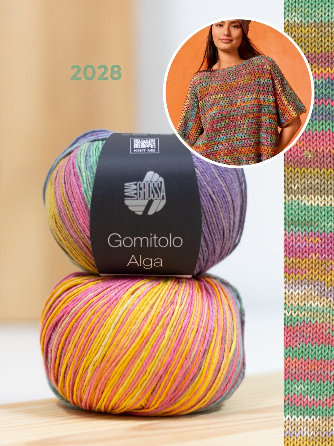 Häkelpaket Gomitolo Alga Shirt