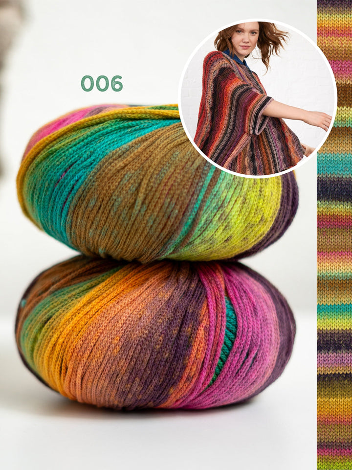 Strickpaket Farfalla Poncho