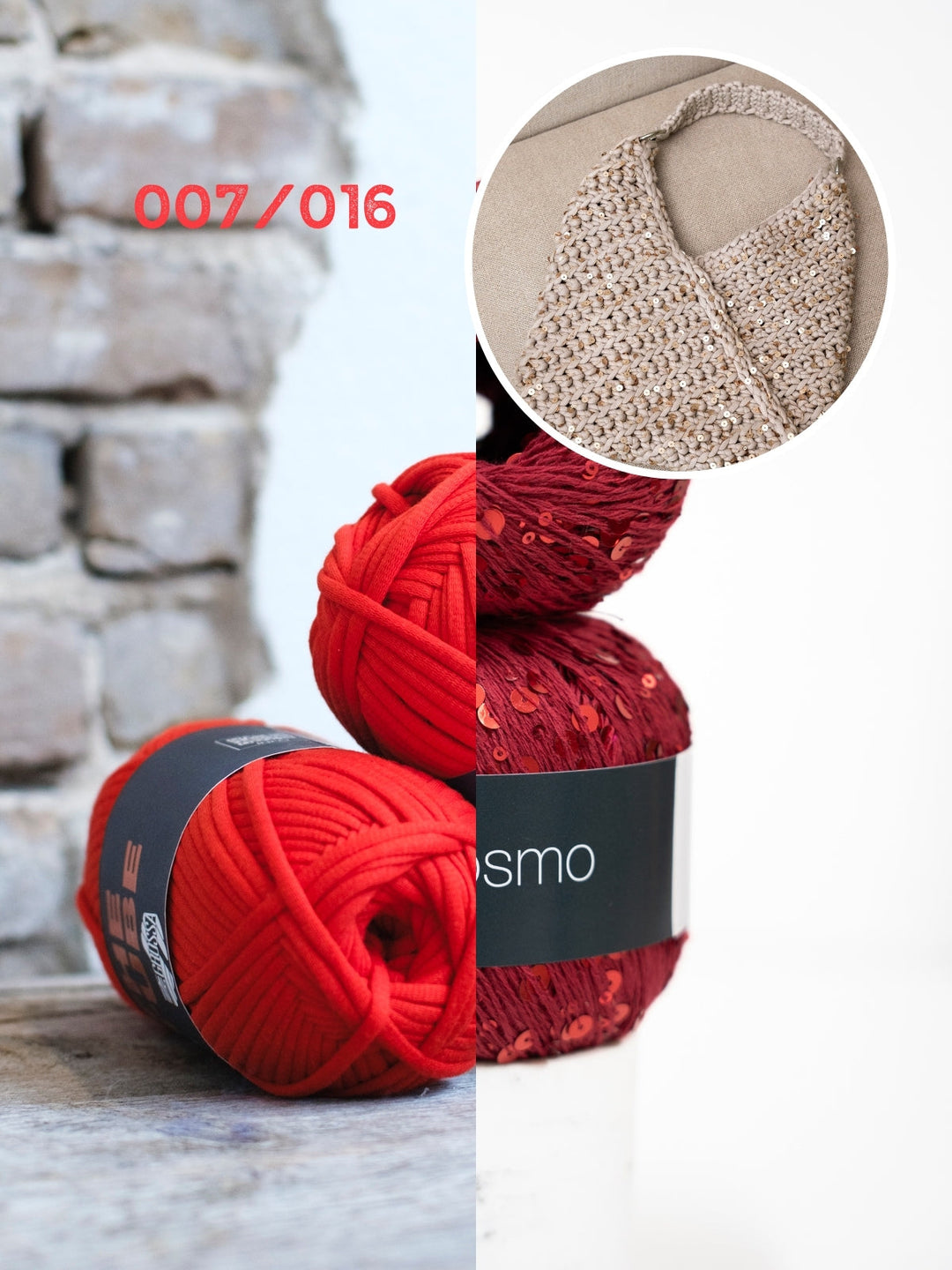 Häkelpaket The Tube Cosmo Tasche