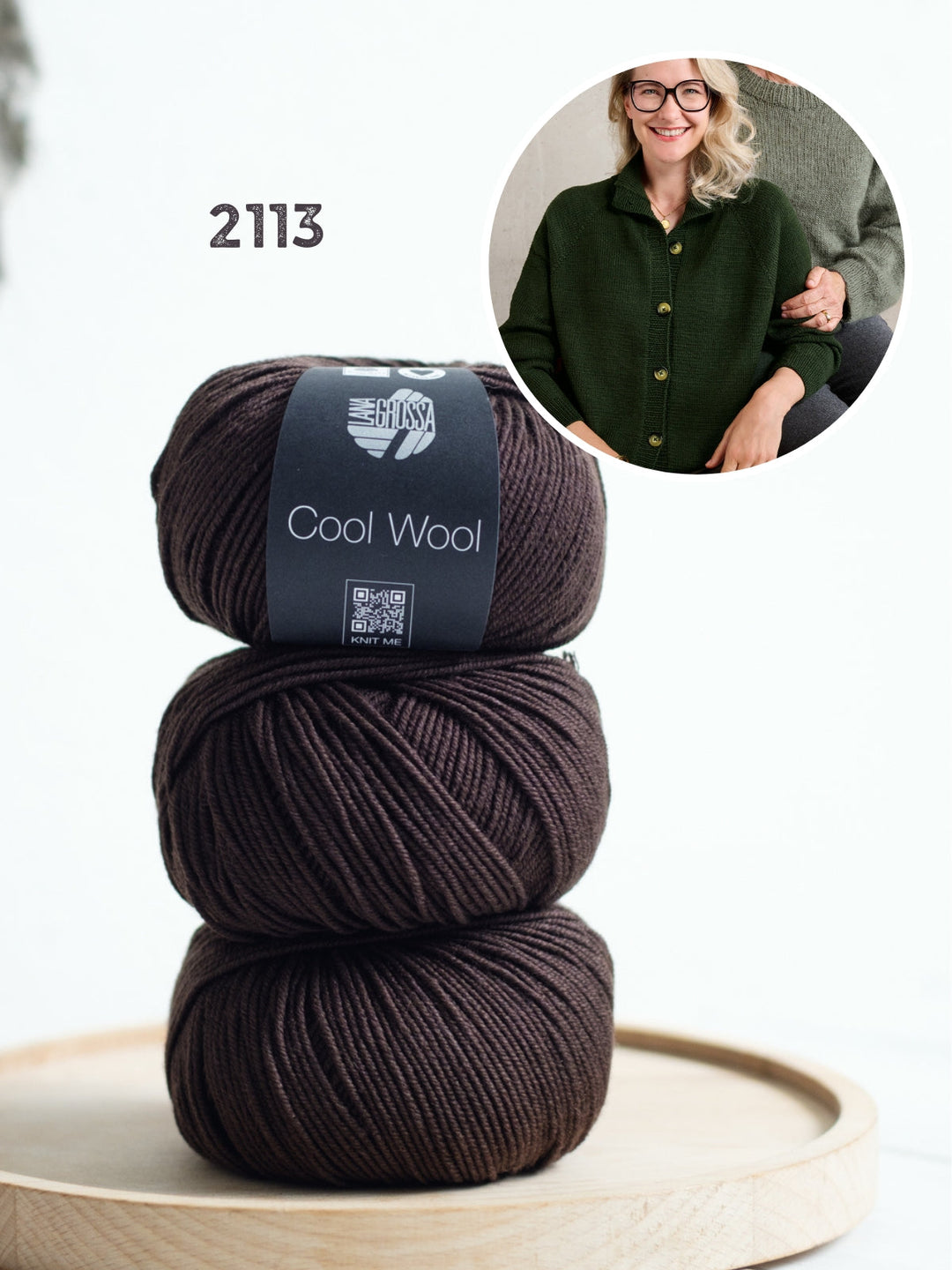 Strickpaket Classy Raglan Jacket - Cool Wool