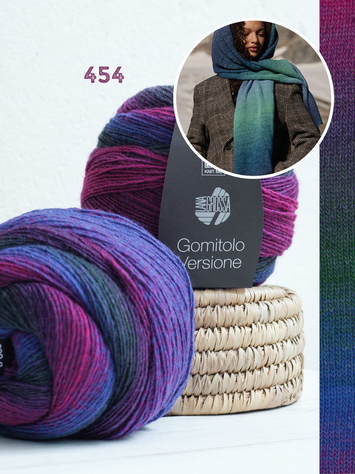 Strickpaket Gomitolo Versione Kapuzenschal