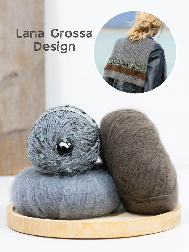 Strickpaket Filo Di Gio Cosmo Kragenschal