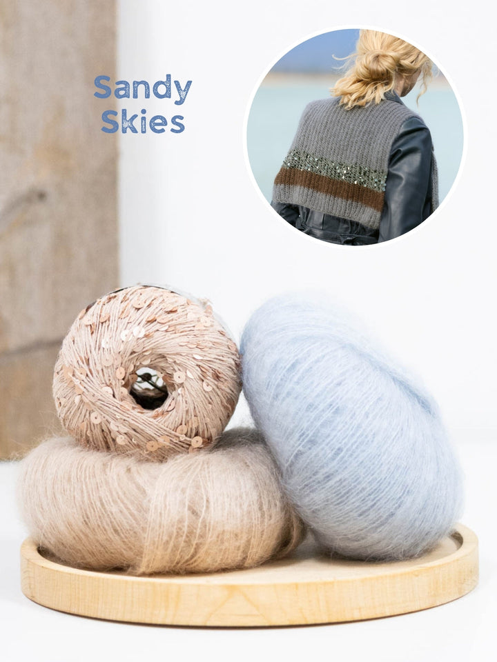 Strickpaket Filo Di Gio Cosmo Kragenschal