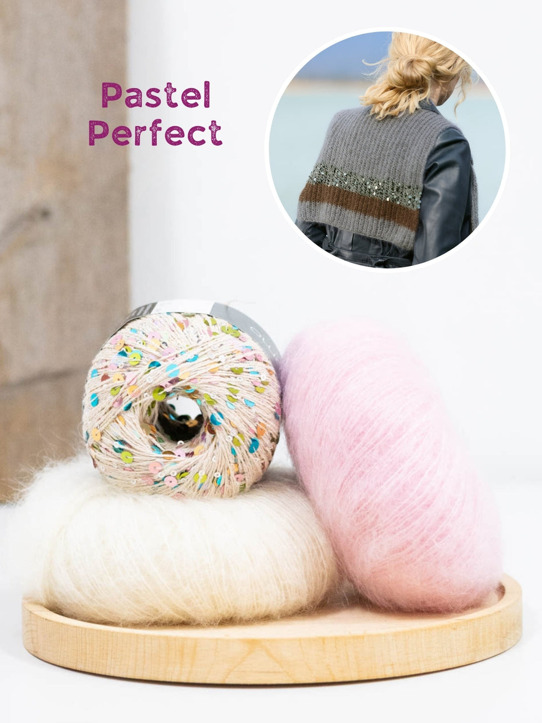 Strickpaket Filo Di Gio Cosmo Kragenschal