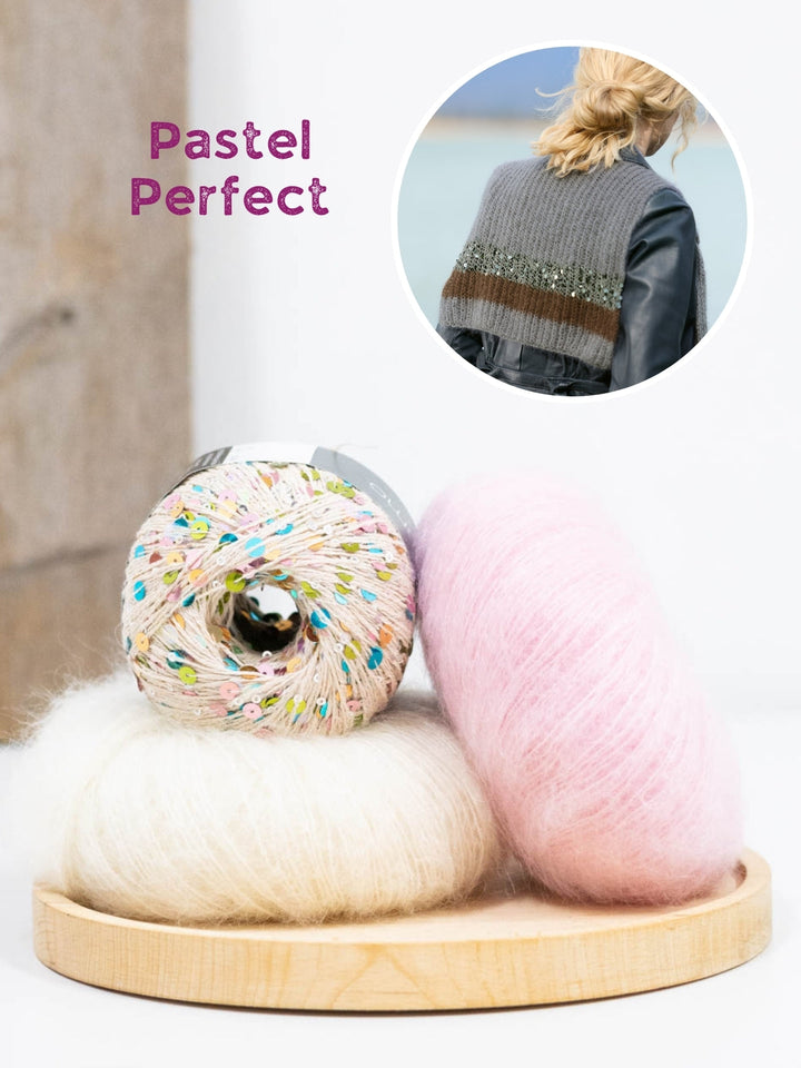 Strickpaket Filo Di Gio Cosmo Kragenschal