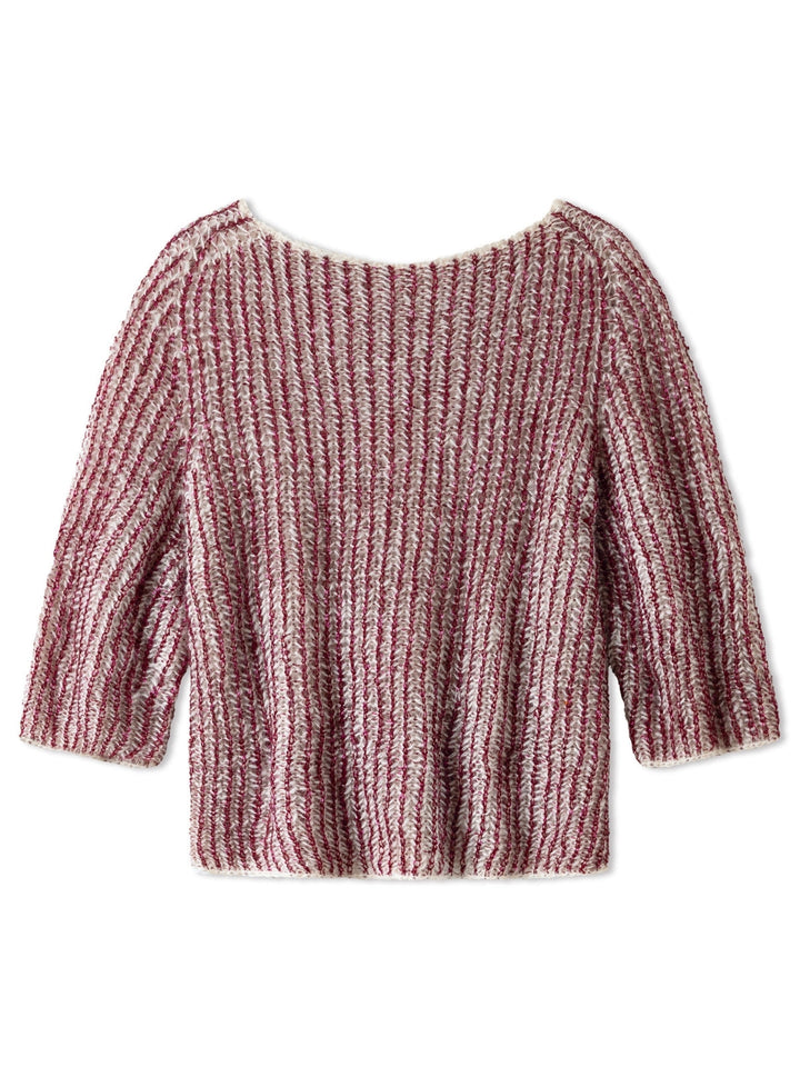 Strickpaket Setasuri Glamour Brioche-Pullover