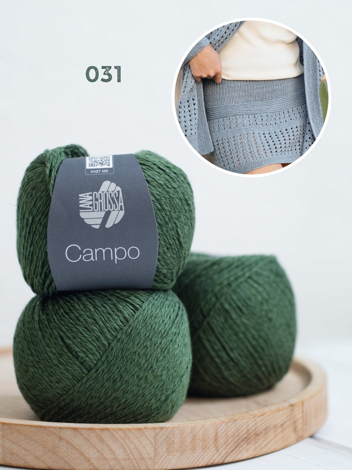 Strickpaket Campo Rock mit Ajourmuster