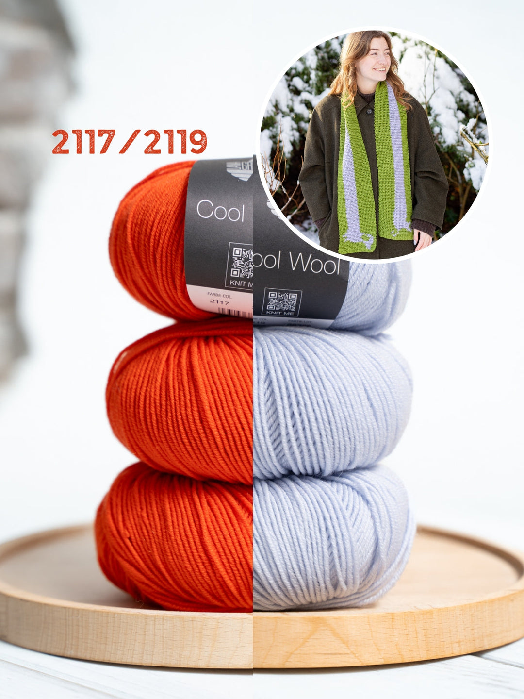 Häkelpaket Sausage Dog Scarf - Englischsprachig - Devout Hand