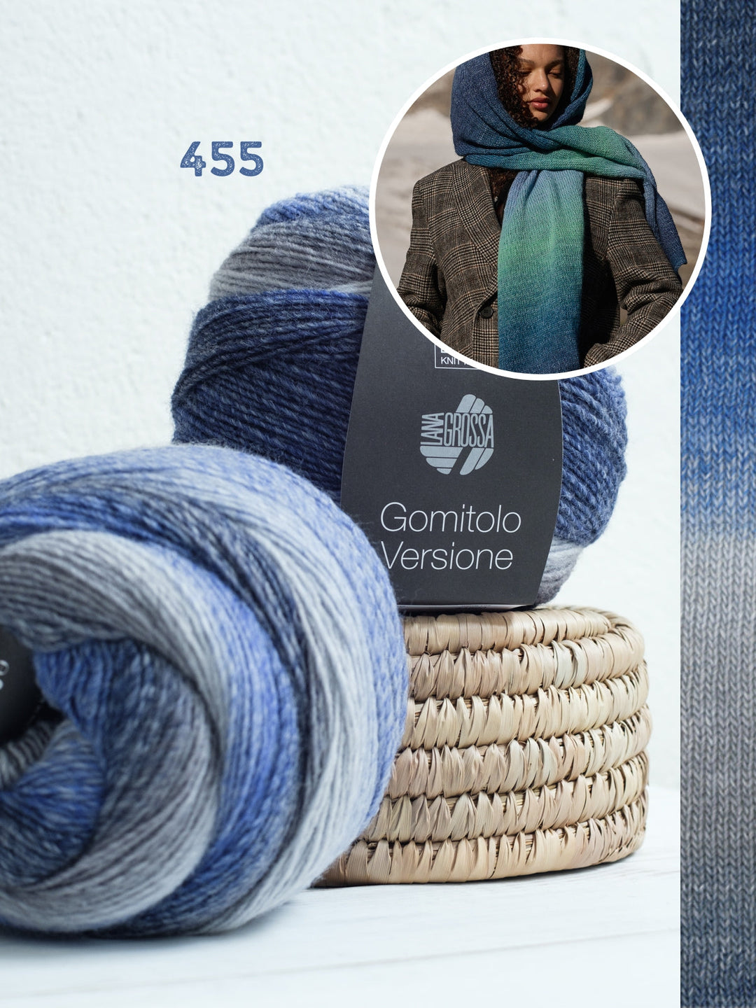 Strickpaket Gomitolo Versione Kapuzenschal