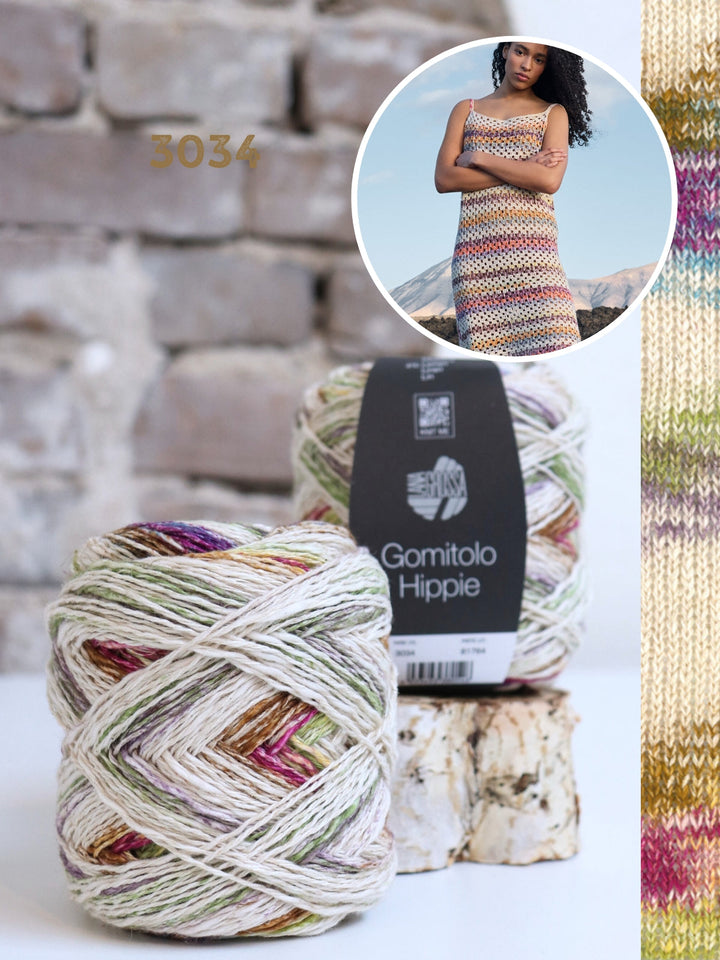 Häkelpaket Gomitolo Hippie Kleid