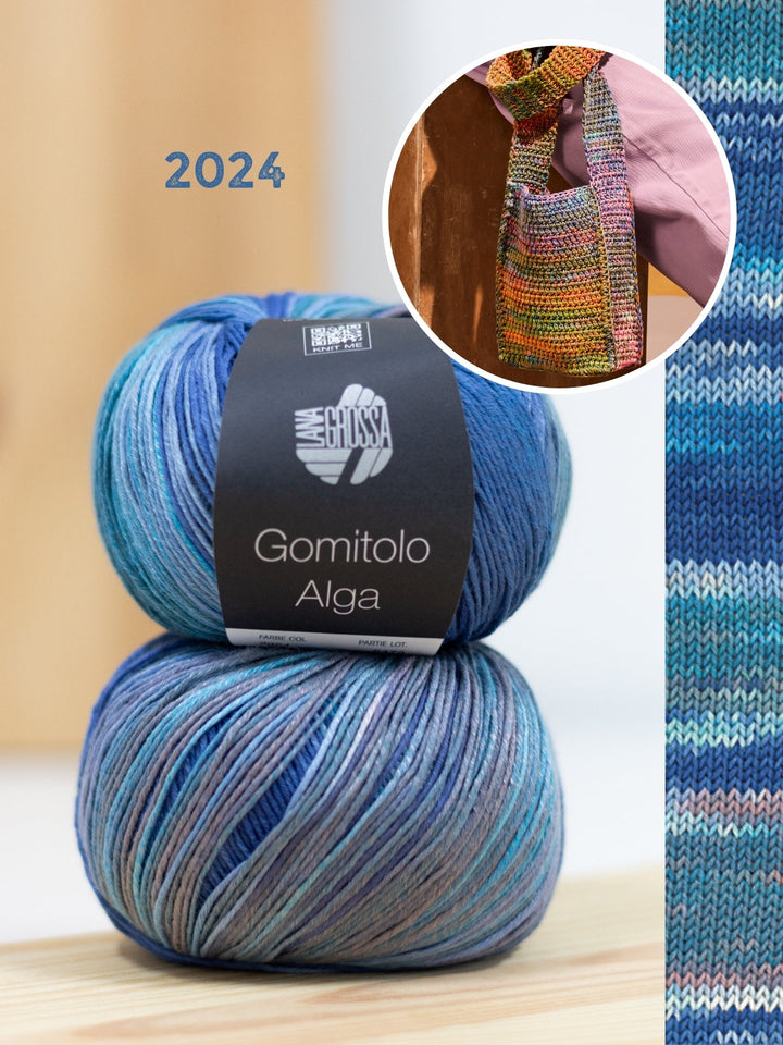 Häkelpaket Gomitolo Alga Tasche