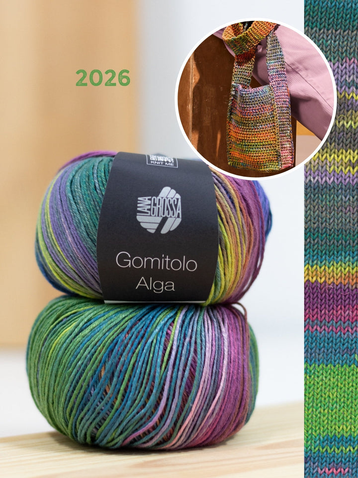 Häkelpaket Gomitolo Alga Tasche