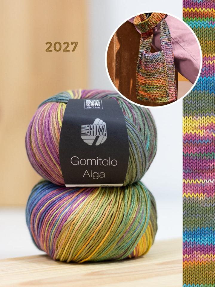 Häkelpaket Gomitolo Alga Tasche