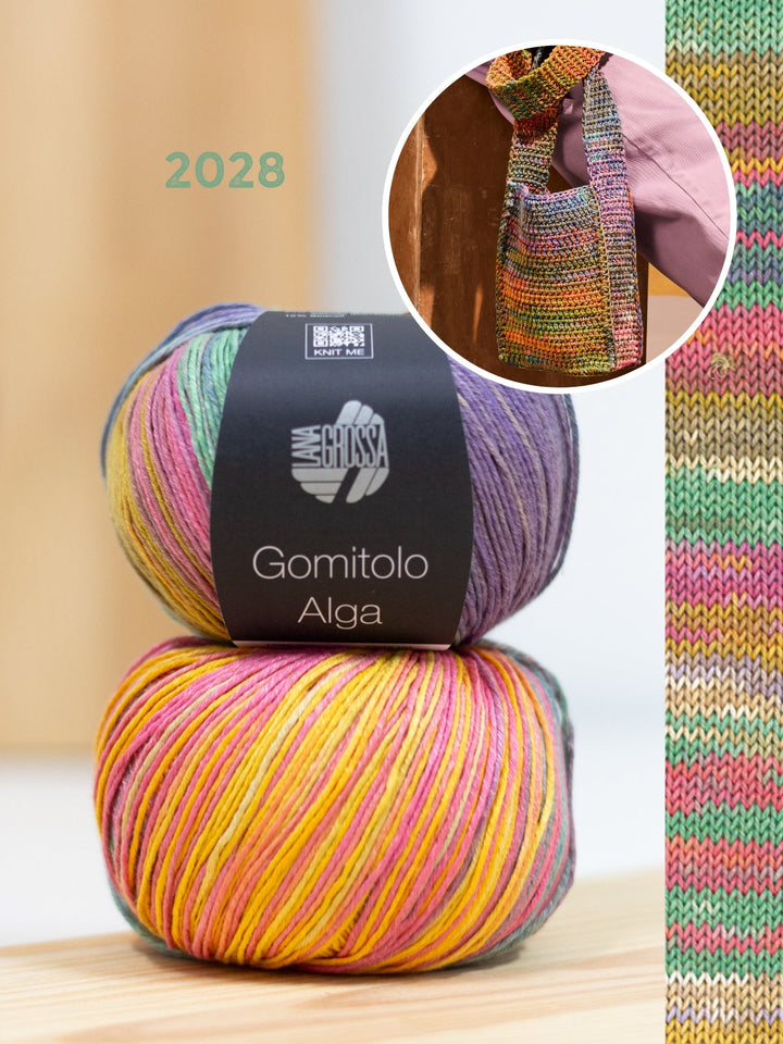 Häkelpaket Gomitolo Alga Tasche