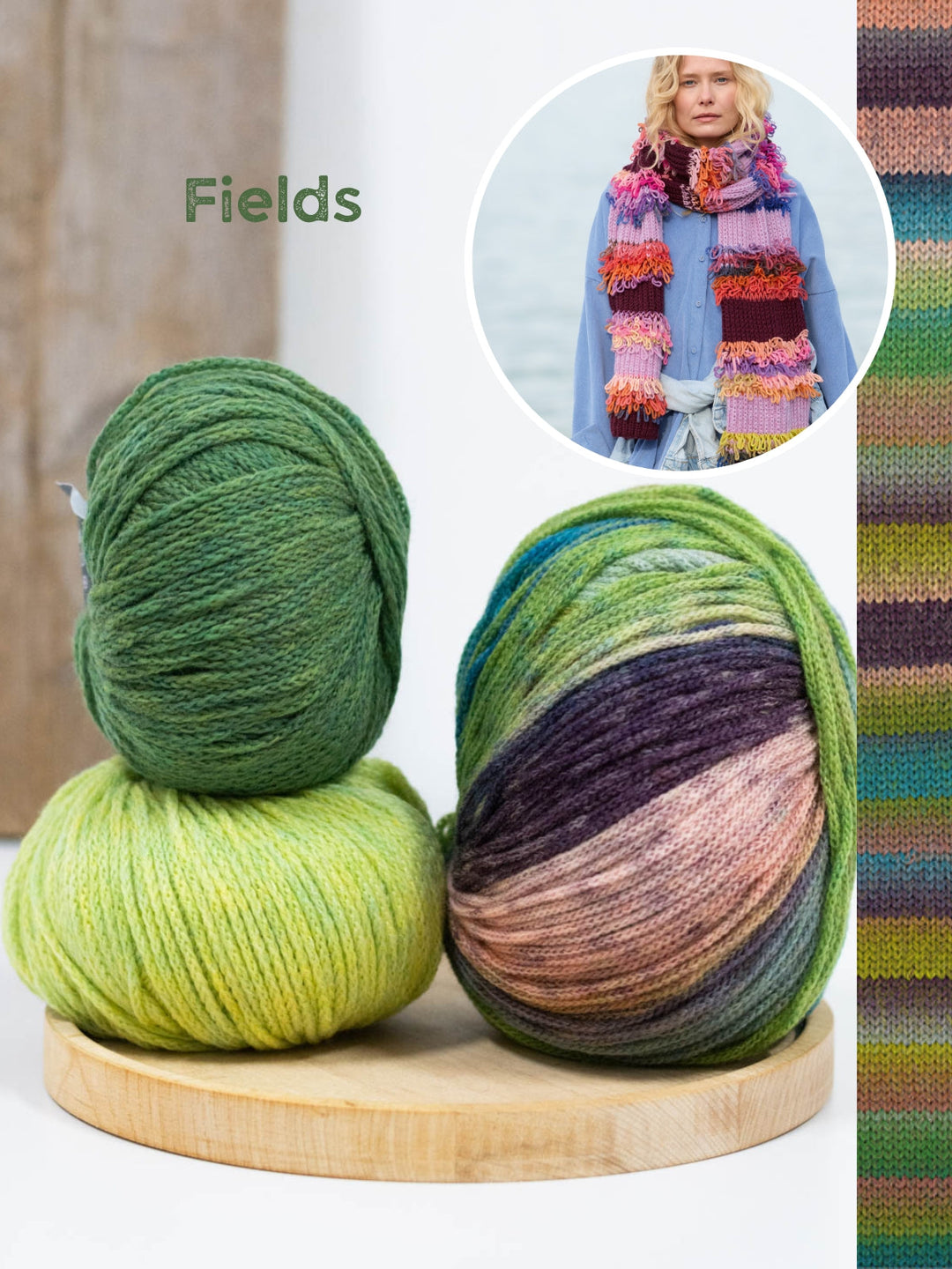 Strickpaket Farfalla Cool Merino Schal