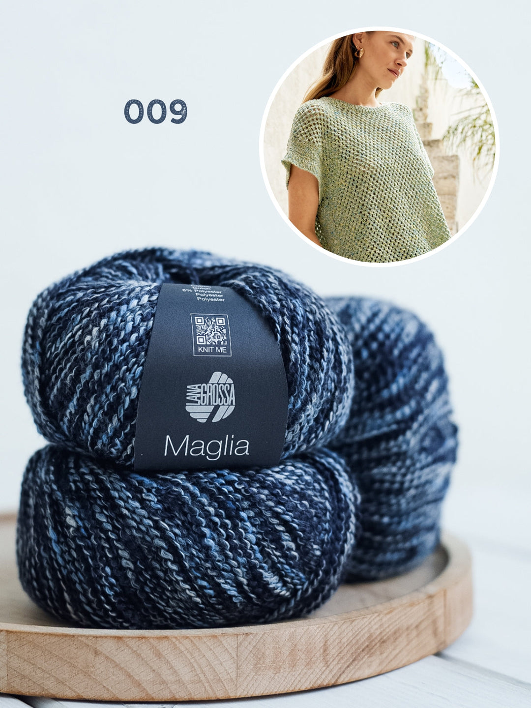 Strickpaket Maglia Ajour-Top