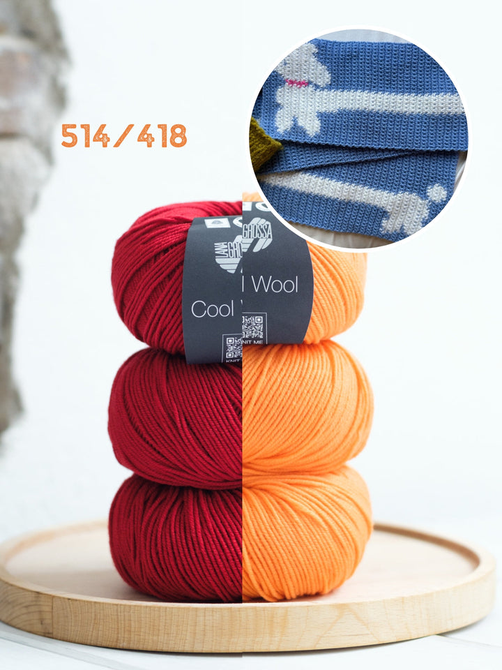 Häkelpaket Poodle Scarf – Englischsprachig – Devout Hand