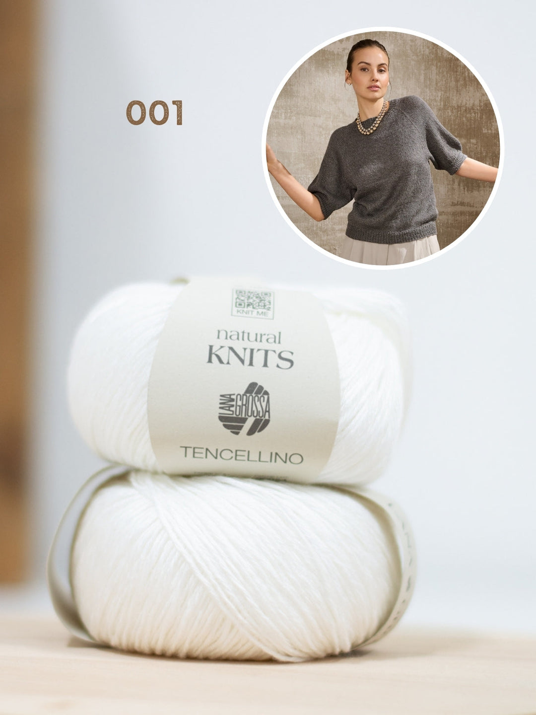 Strickpaket Tencellino Raglanshirt - Top-down