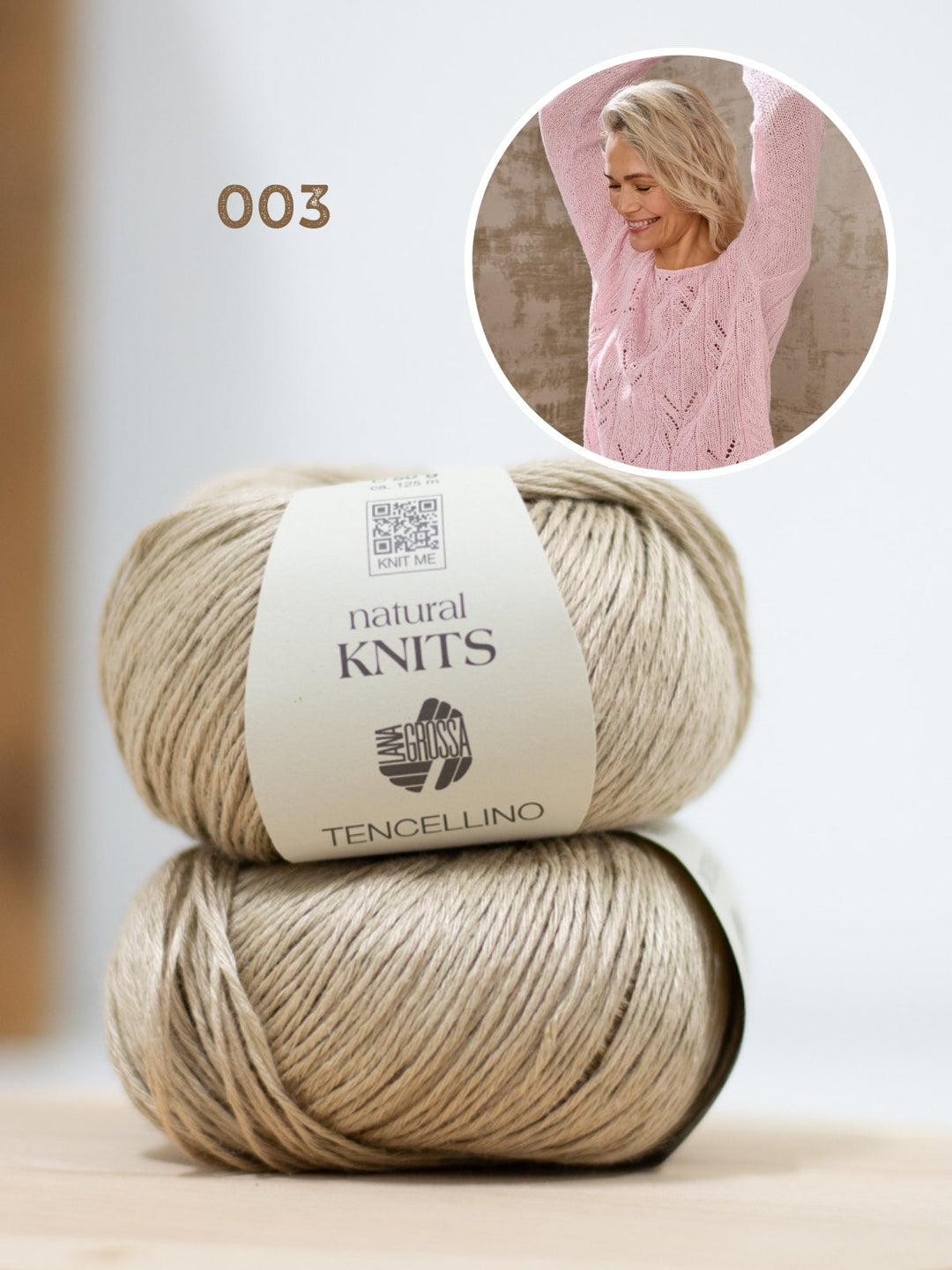 Strickpaket Tencellino Raglanshirt - Top-down