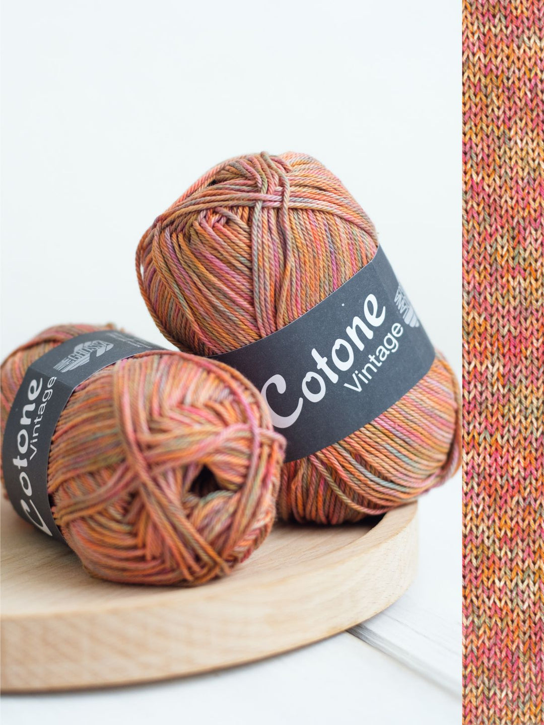 Cotone Vintage 263 Pink / Orange / Beige