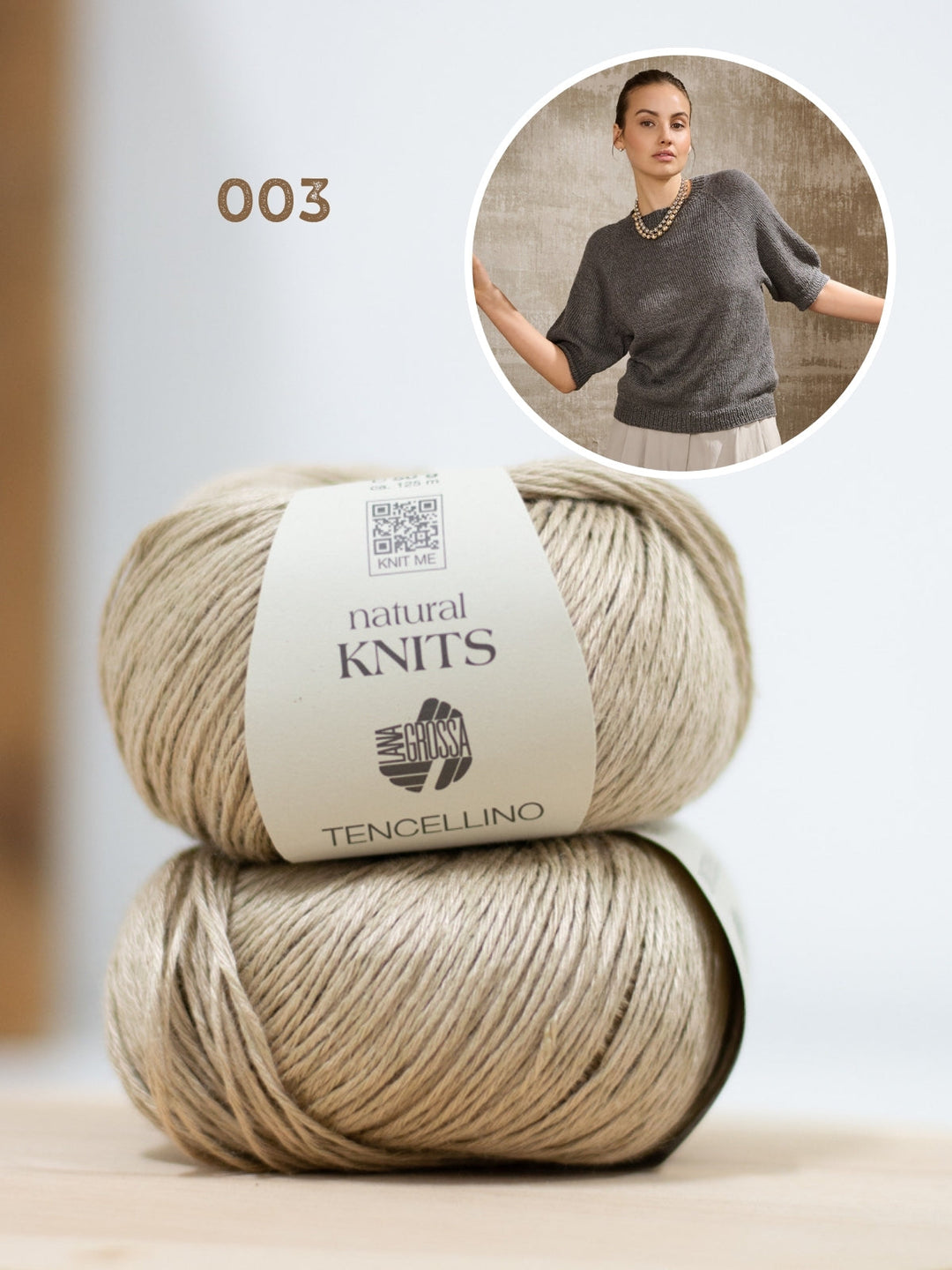 Strickpaket Tencellino Raglanshirt - Top-down