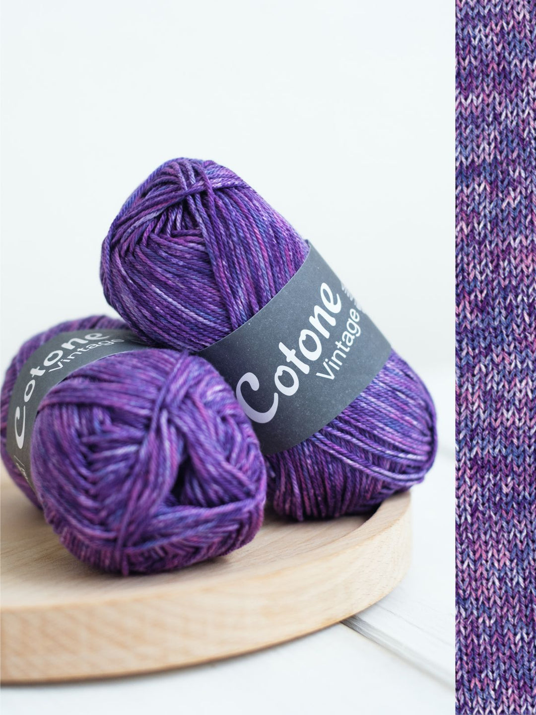 Cotone Vintage 266 Violett / Rosa