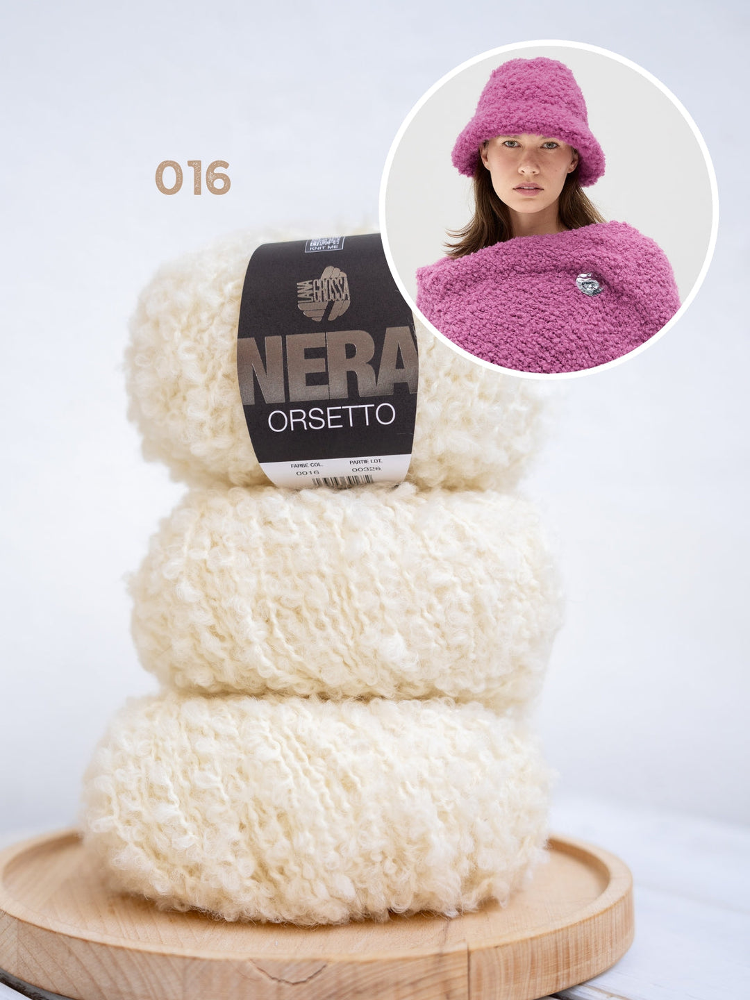 Strickpaket Orsetto Mütze + Poncho