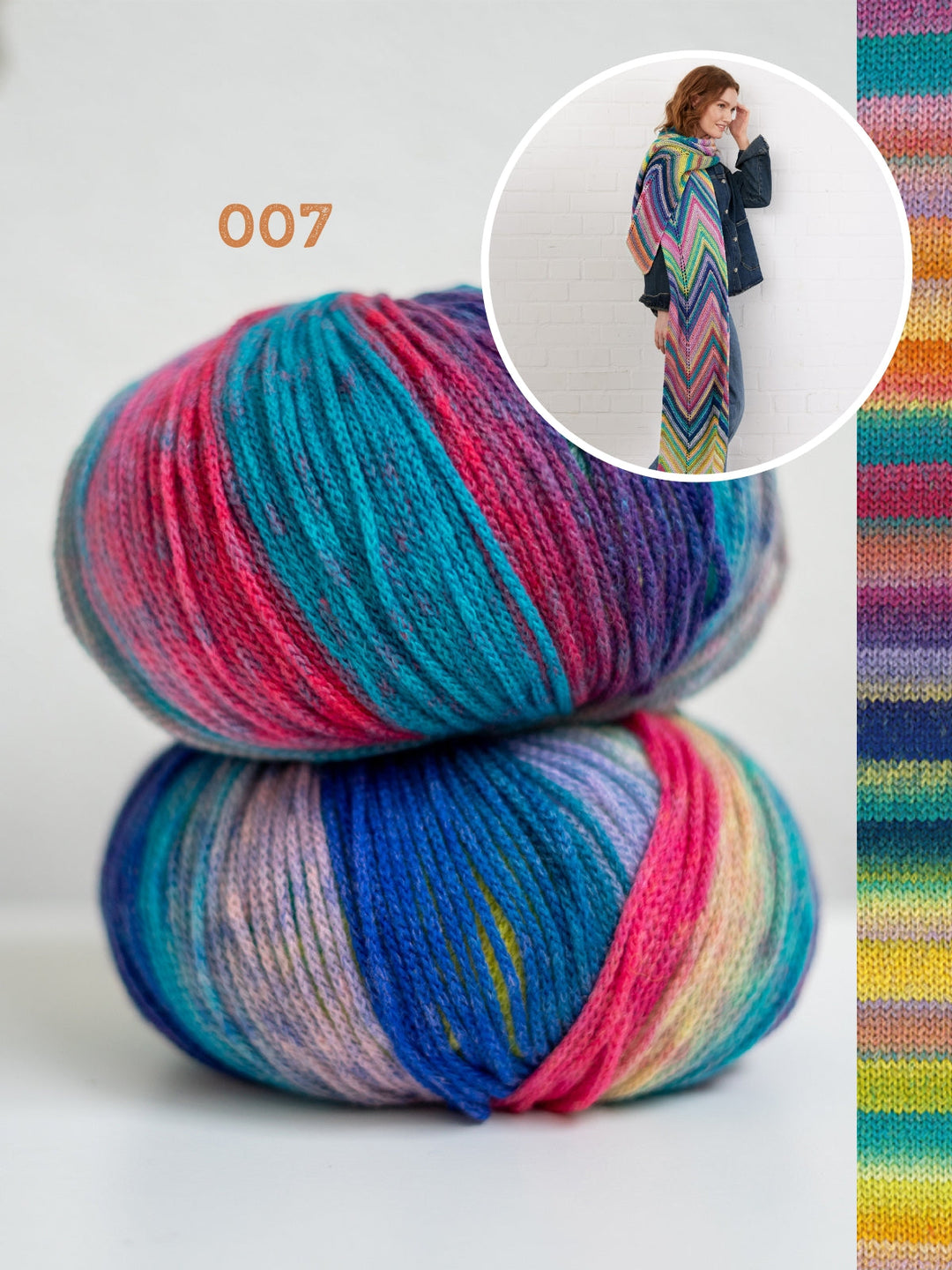 Strickpaket Farfalla Zickzack-Schal