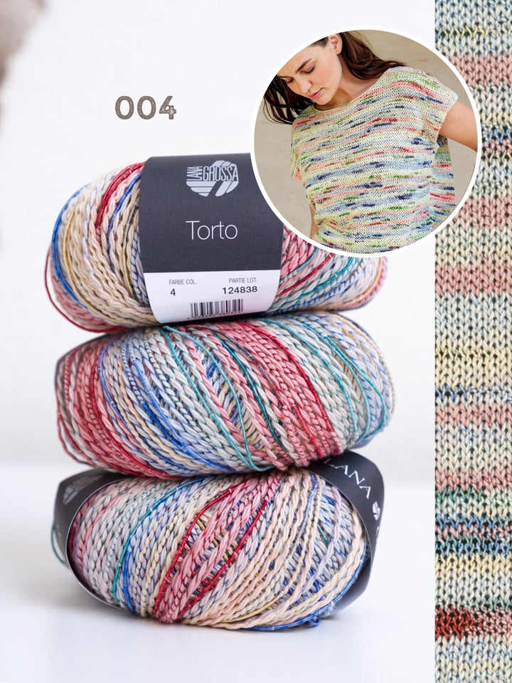 Strickpaket Torto Shirt in Glatt rechts