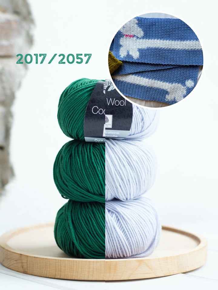 Häkelpaket Poodle Scarf – Englischsprachig – Devout Hand