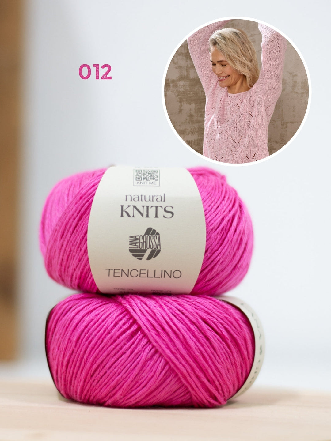 Strickpaket Tencellino Raglanshirt - Top-down