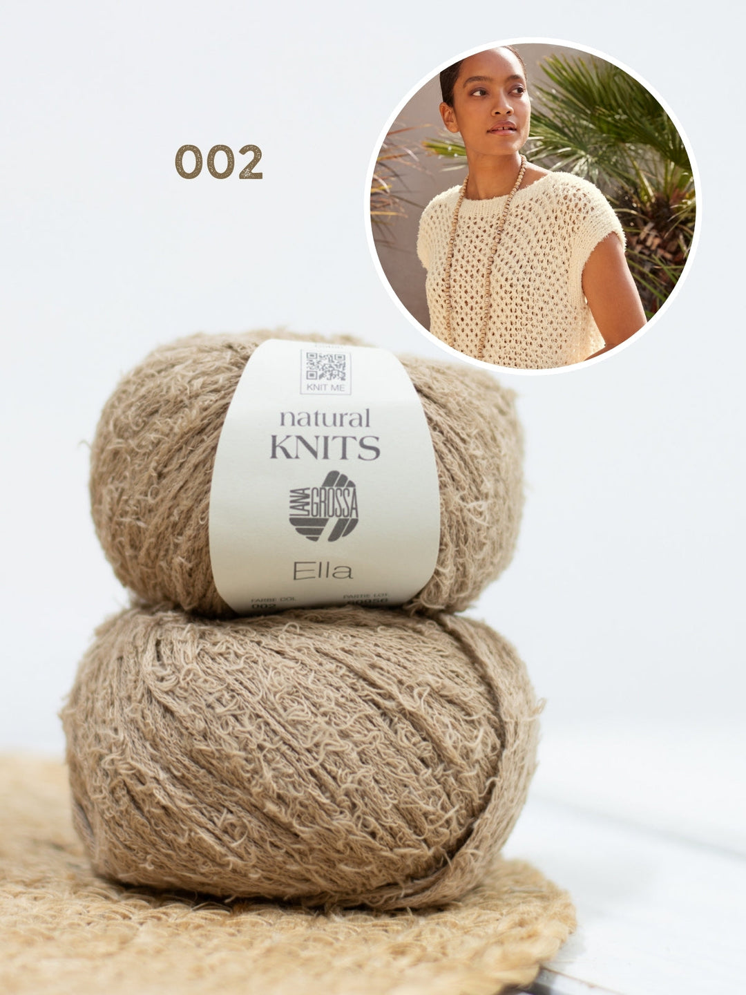 Strickpaket Ella Ajourshirt