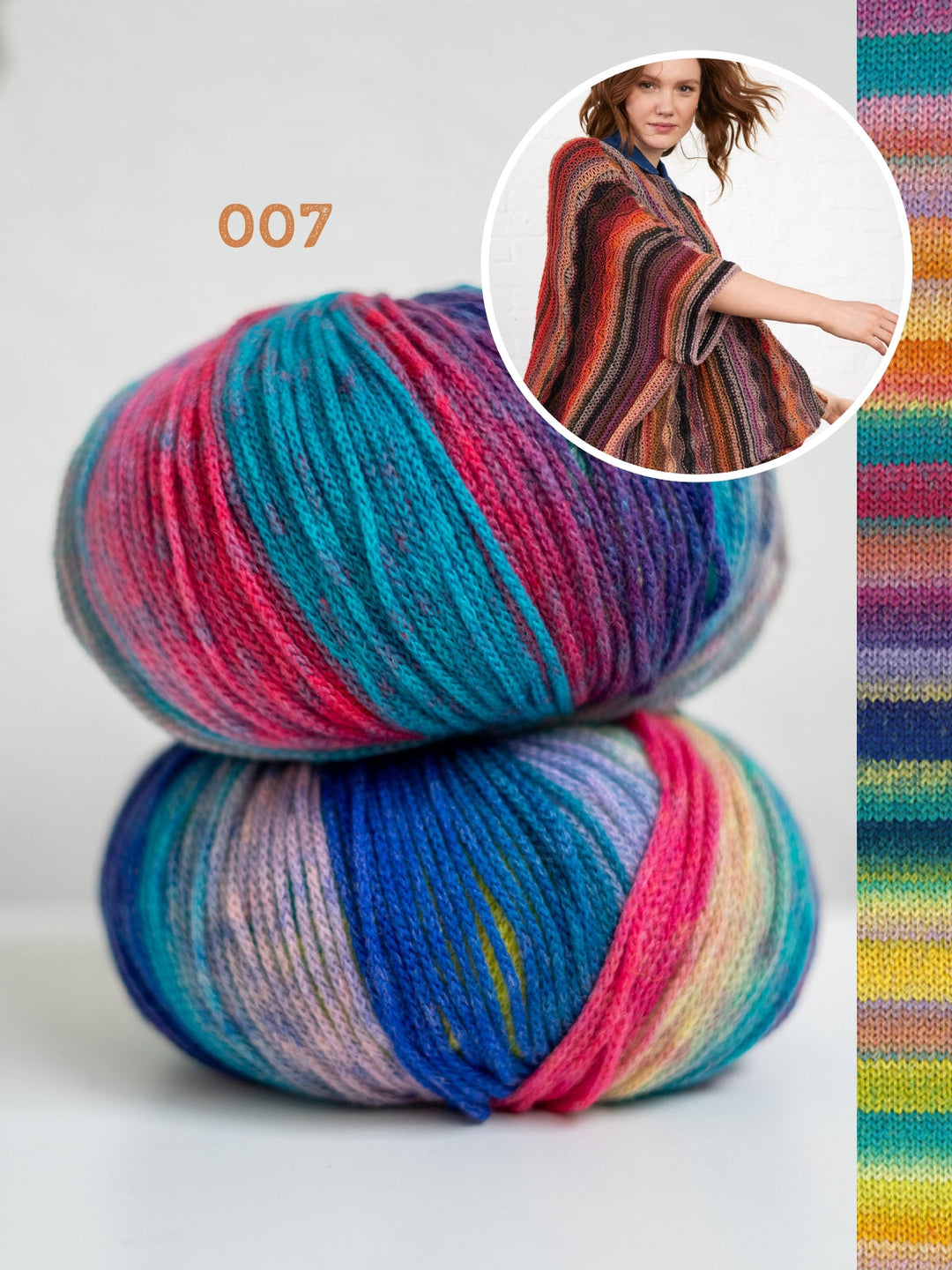 Strickpaket Farfalla Poncho