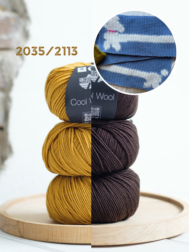 Häkelpaket Poodle Scarf – Englischsprachig – Devout Hand